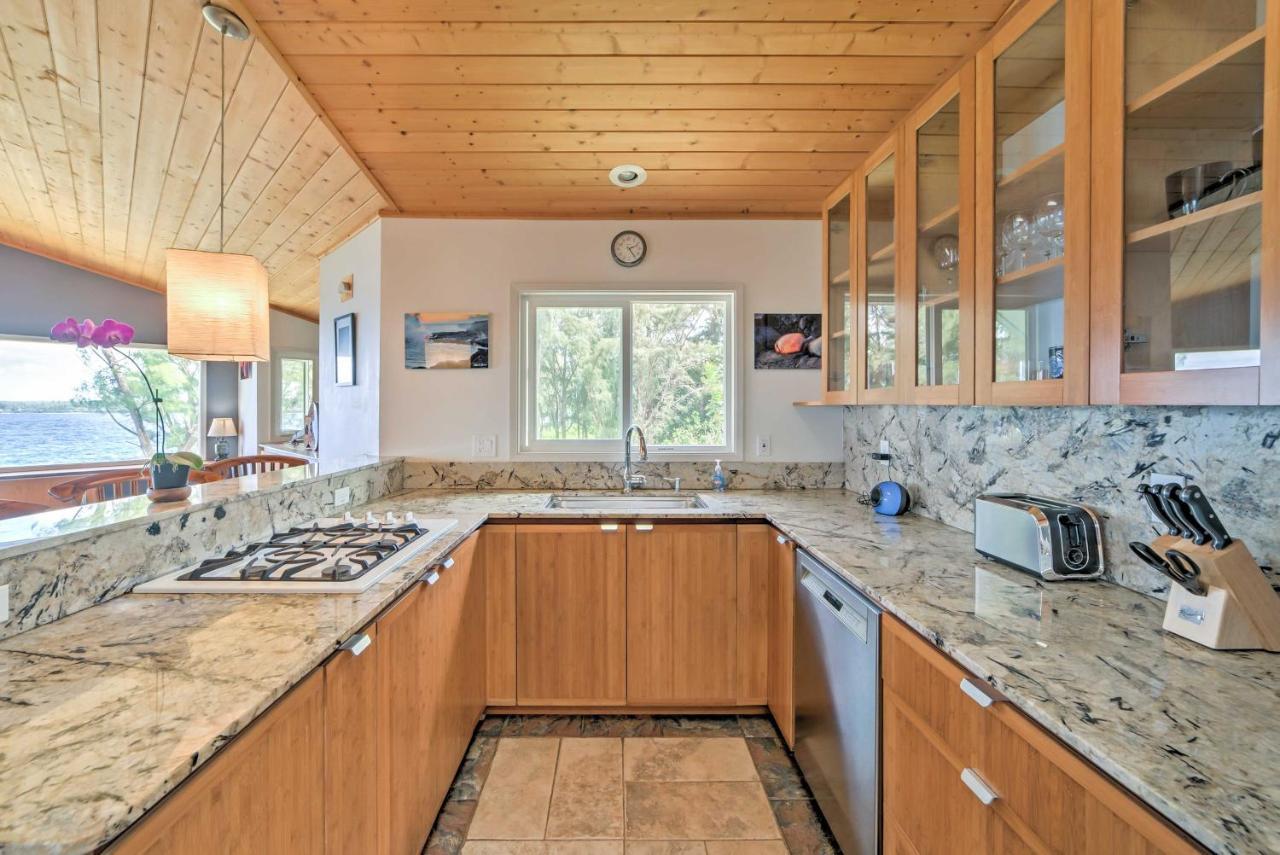 Direct Oceanfront, Big Island Home Keaau Exterior photo