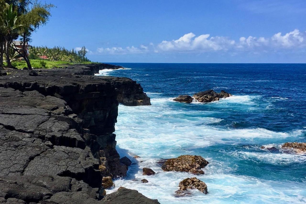Direct Oceanfront, Big Island Home Keaau Exterior photo